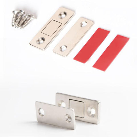 Ultra-thin invisible closet door magnets